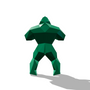Gorille XXL 2 m low poly — vue 2